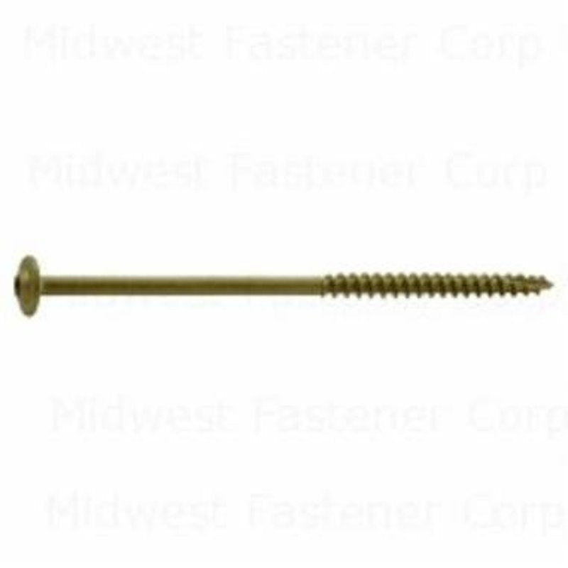 SaberDrive 52535 Lag Screw, 5/16 in Thread, 4 in L, Star Drive