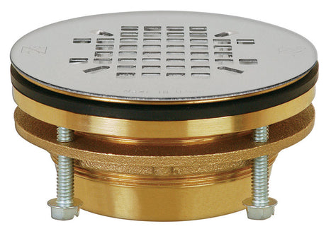 Sioux Chief JackRabbit 2 in. D Brass Shower Drain