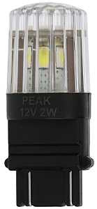 Eiko 3157-BP Lamp, 400 Lumens Lumens, 12.8/14 V, S8 Lamp, Polymer Wedge