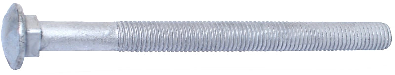 Midwest Fastener 53643 Carriage Bolt, 5/8-11 Thread, 8 in OAL, Galvanized, 15/PK