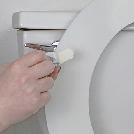 Ace Toilet Seat Bumpers White Plastic