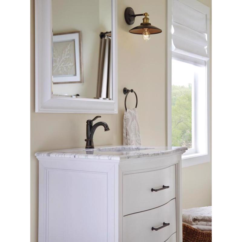 Delta Porter Oil Rubbed Bronze Contemporary Bathroom Faucet 4 in.