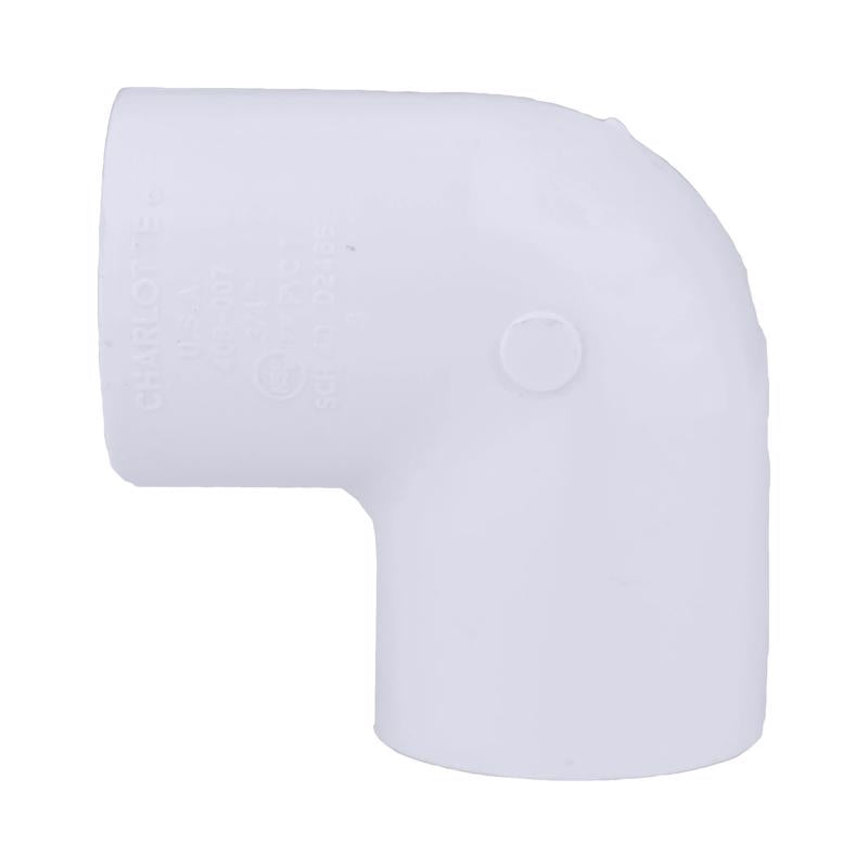 Charlotte Pipe Schedule 40 3/4 in. FPT X 3/4 in. D FPT PVC Elbow 1 pk