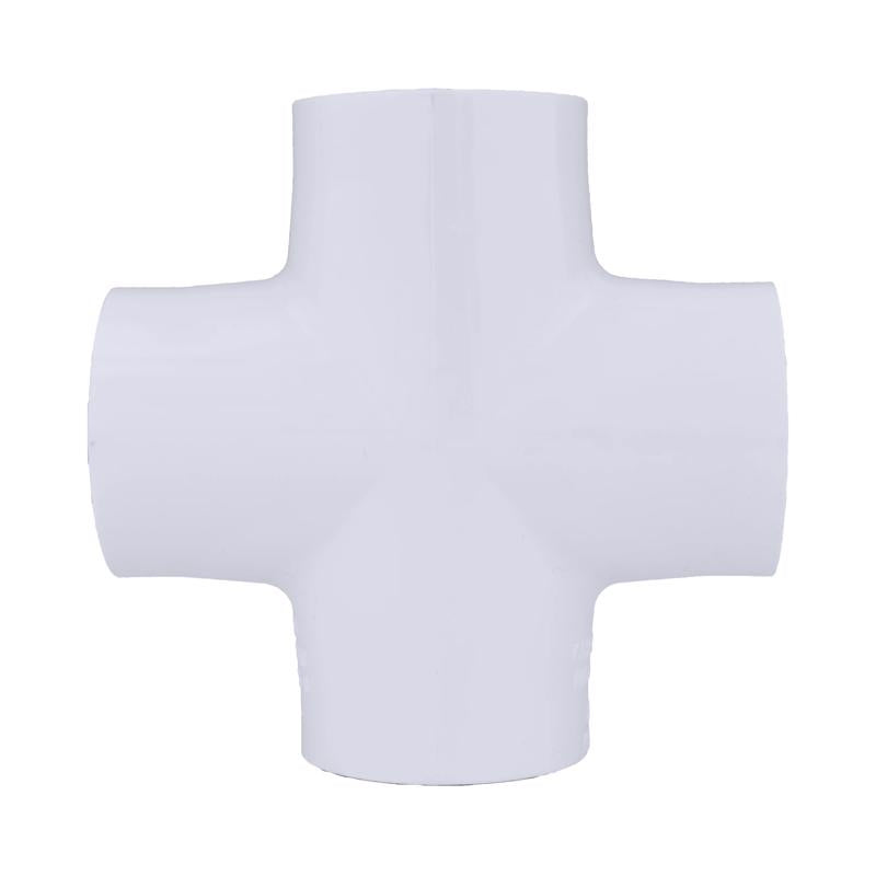 Charlotte Pipe Schedule 40 1/2 in. Slip X 1/2 in. D Slip PVC Cross 1 pk