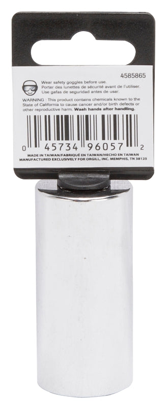 Vulcan MT6496484 Drive Socket, 7/8 in Socket, 3/8 in Drive, 6-Point, Chrome Vanadium Steel, Chrome