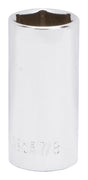 Vulcan MT6496484 Drive Socket, 7/8 in Socket, 3/8 in Drive, 6-Point, Chrome Vanadium Steel, Chrome