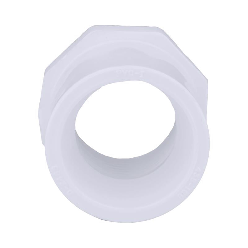 Charlotte Pipe Schedule 40 1-1/4 in. Spigot X 1 in. D FPT PVC Reducing Bushing 1 pk