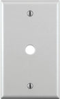 Leviton 001-88013-000 Standard Wallplate, 1-Gang, Plastic, White