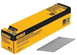 DEWALT DCA15250-2 Finish Nail, 2-1/2 in L, 15, Steel, Round Head, Smooth Shank
