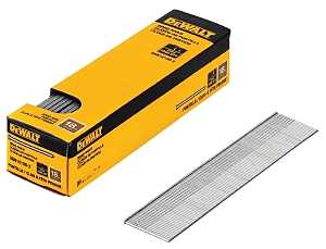 DEWALT DBN18125-2 Nail, 1-1/4 in L, 18, Metal, Coated, Brad, Flat Head, Smooth Shank