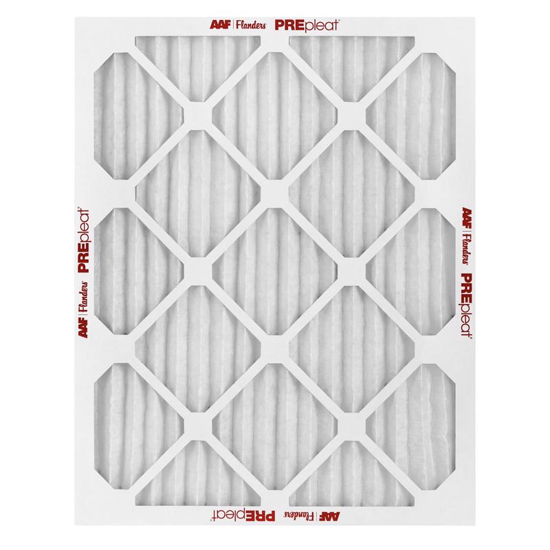 AAF Flanders PREpleat LPD SC M10 16 in. W X 25 in. H X 1 in. Synthetic 10 MERV Pleated Air Filter 1, Pack of 12