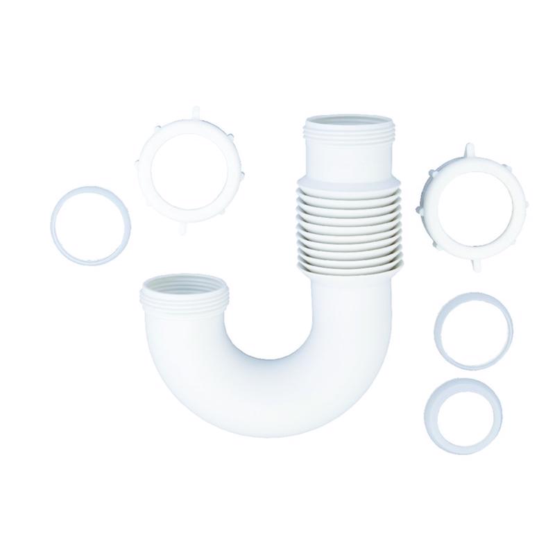 Ace 1-1/2 in. D X 6 in. L PVC Sink Trap J-Bend