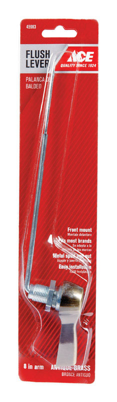 Ace Flush Lever Brass