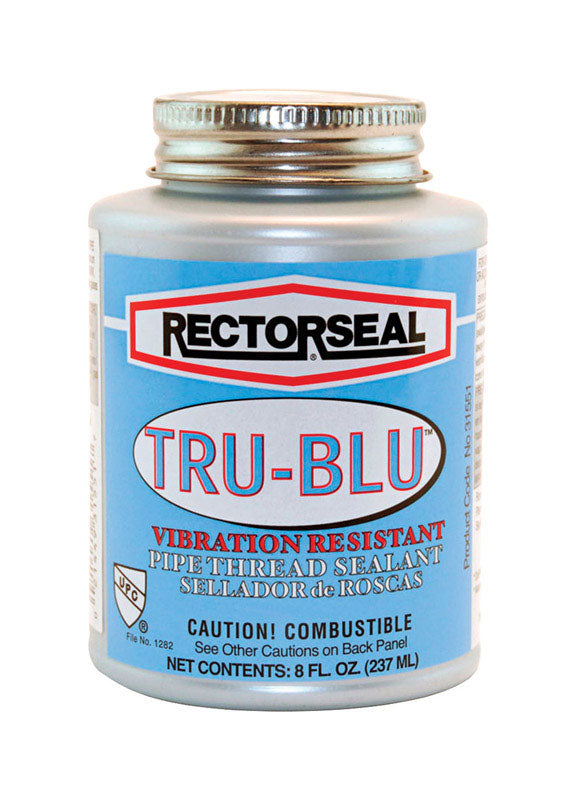 RectorSeal Tru-Blu Blue Pipe Thread Sealant 8 oz