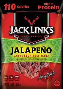 Jack Link's 10000008445 Snack, Jerky, Jalapeno, 2.85 oz, Pack of 8