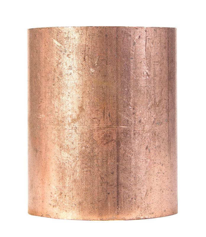 NIBCO 2 in. Sweat X 2 in. D Sweat Copper Coupling with Stop 1 pk