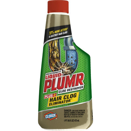 Liquid-Plumr Gel Clog Remover 16 oz, Pack of 6