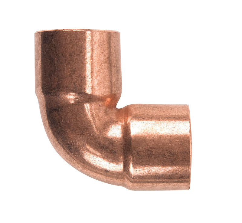 NIBCO 1-1/4 in. Sweat X 1-1/4 in. D Sweat Copper 90 Degree Elbow 1 pk