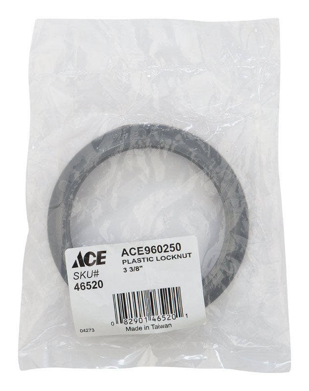 Ace 3-3/8 in. D Plastic Strainer Locknut