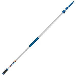 Unger Professional 972960 Telescopic Pole with Locking Cone and Quick-Flip Clamps, 6 ft Min Pole L, 18 ft Max Pole L
