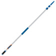 Unger Professional 972960 Telescopic Pole with Locking Cone and Quick-Flip Clamps, 6 ft Min Pole L, 18 ft Max Pole L