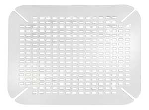 iDESIGN 59060 Sink Saver, 13.97 in L, 15.94 in W, PVC, Clear