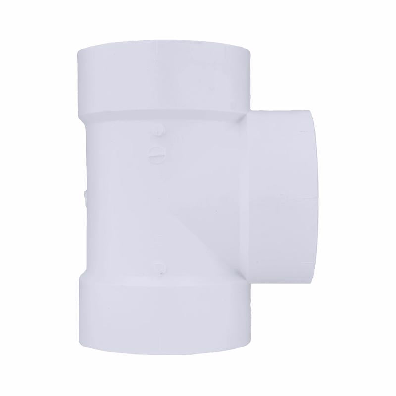 Charlotte Pipe Schedule 40 3 in. Hub X 3 in. D Hub PVC Vent Tee 1 pk