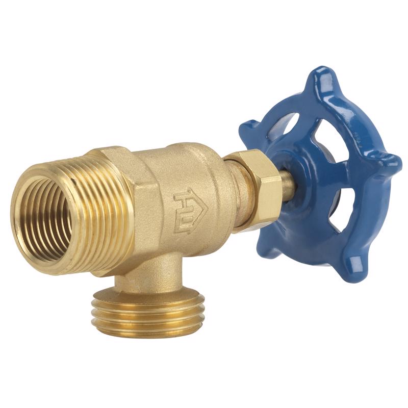 Homewerks 3/4 in. MIP X 3/4 in. MHT Brass Boiler Drain