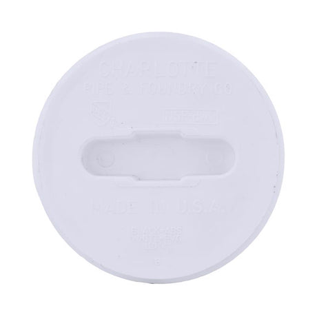 Charlotte Pipe Schedule 40 4 in. MPT X 4 in. D Hub PVC 4-1/2 in. Clean-Out Plug 1 pk