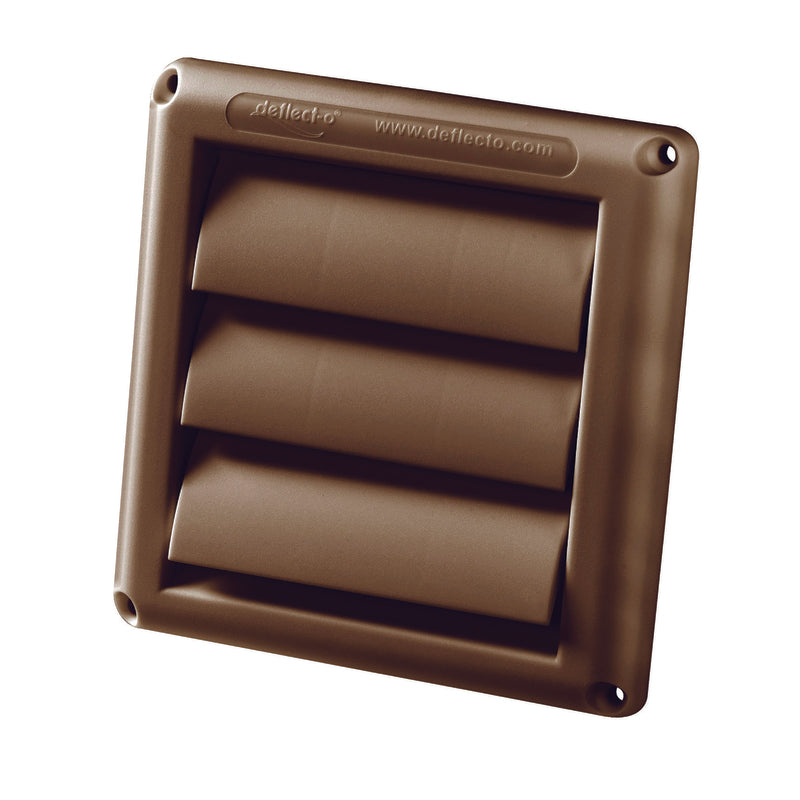 Ace 4 in. W X 4 in. L Brown Plastic Replacement Vent Hood, Pack of 6