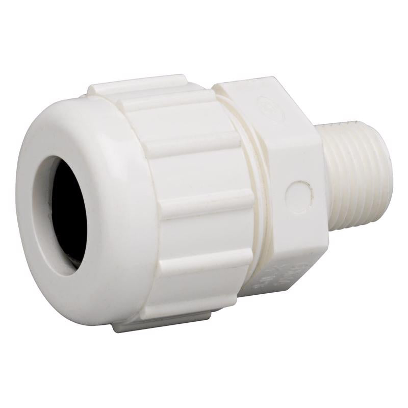 Homewerks Schedule 40 2 in. Compression each X 2 in. D MPT PVC Male Adapter 1 pk