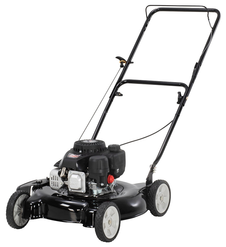 Yard Machines 11A-02BT729 Lawn Mower, 125 cc Engine Displacement, Oil, 20 in W Cutting, 1-Blade, Pull Start