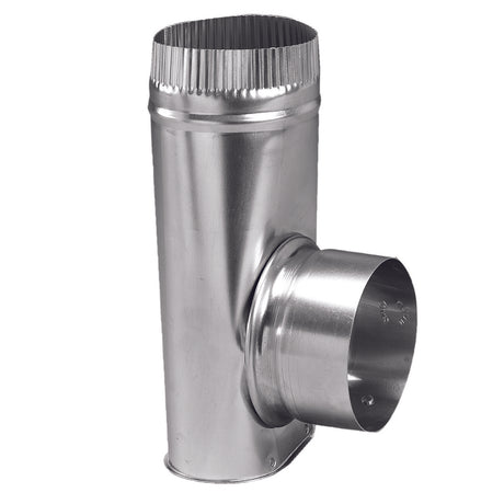 Deflect-O Jordan 5 in. L X 4 in. D Silver Aluminum Offset Dryer Connector