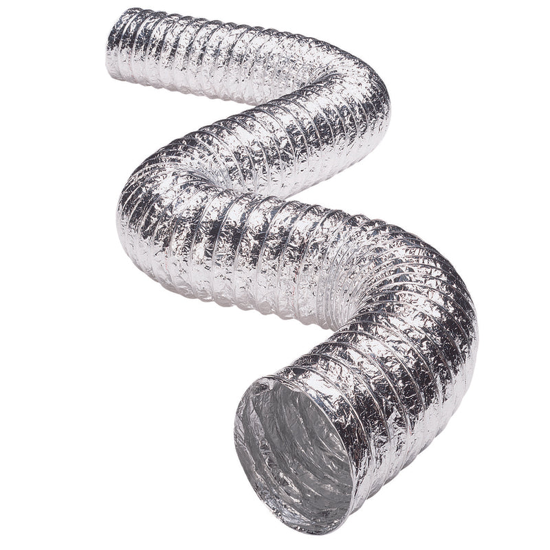Deflect-O Supurr-Flex 5 ft. L X 4 in. D Silver Aluminum Dryer Transition Duct
