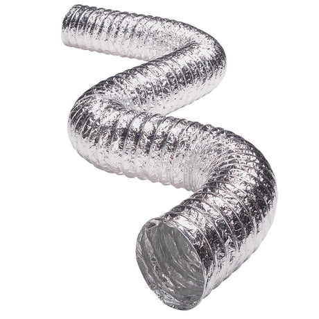 Deflect-O Supurr-Flex 5 ft. L X 4 in. D Silver Aluminum Dryer Transition Duct