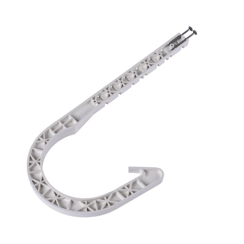 Oatey 4 in. to 7-1/2 in. in. 7 ft. White ABS DWV J-Hook