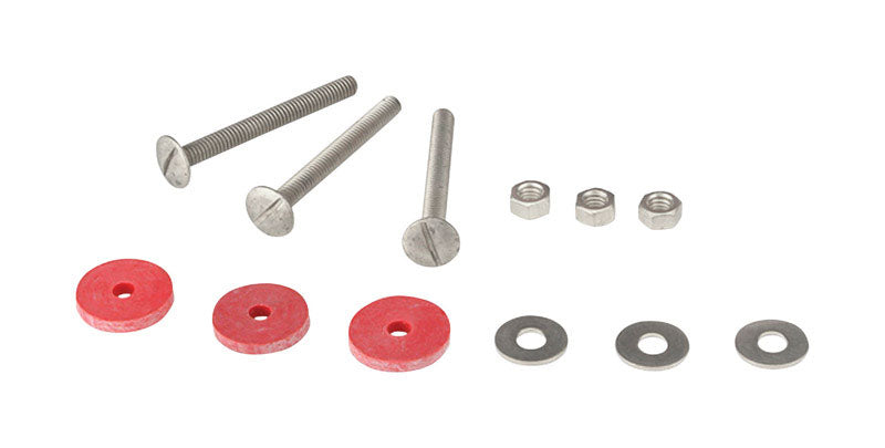 Korky Tank to Bowl Kit Stainless Steel For Universal