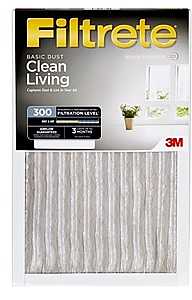 Filtrete 300DC-6 Air Filter, 20 in L, 16 in W, 6 MERV, 300 MPR, Pack of 4