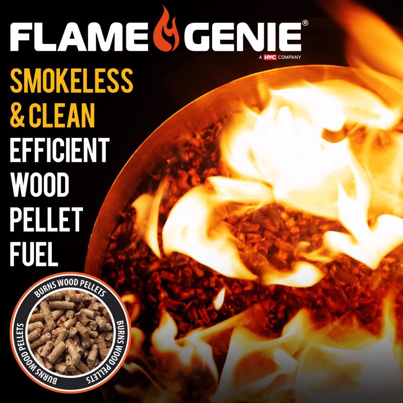 Flame Genie Premium Hardwood Wood Pellet Fuel 20 lb