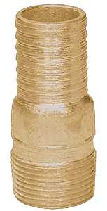 Simmons MAB-4 Adapter, 1 in, Male Insert, Red Brass