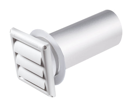 Deflect-O Supurr-Vent 11 in. L X 4 in. D White Aluminum/Plastic Dryer Vent Kit, Pack of 6