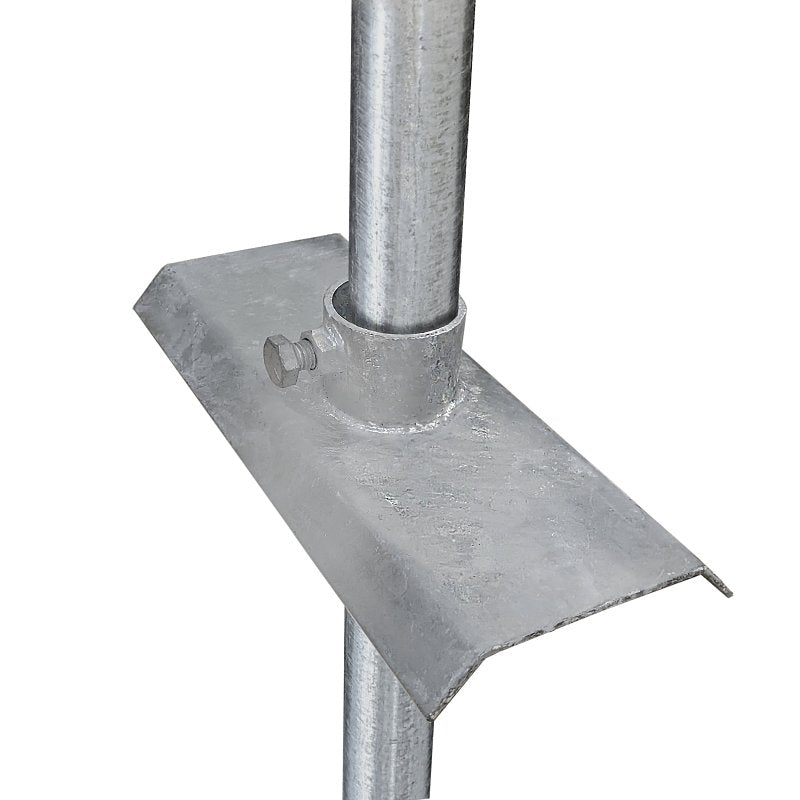 Multinautic 11108 Base Plate, 6 x 12 in, Galvanized Steel