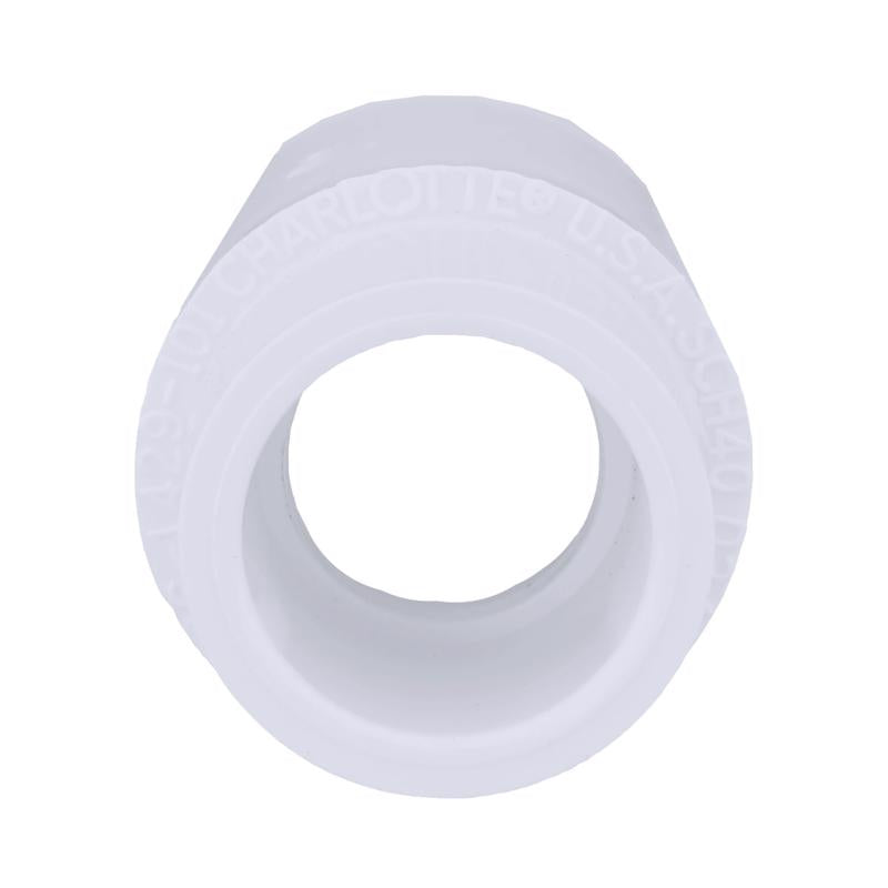 Charlotte Pipe Schedule 40 3/4 in. Slip X 1/2 in. D Slip PVC Coupling 1 pk