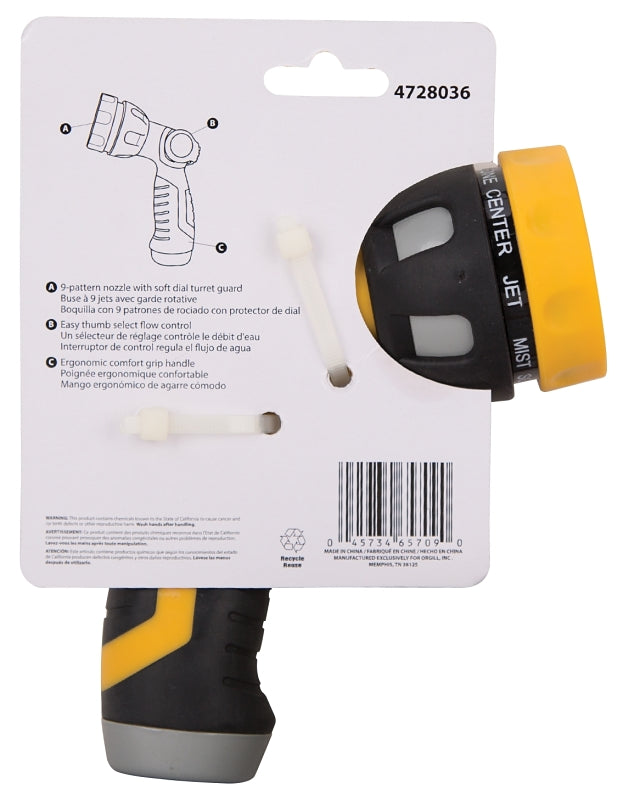 Landscapers Select GN-93691 Spray Nozzle, Female, Plastic, Yellow