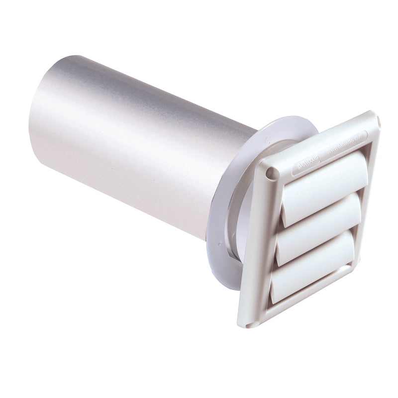 Deflect-O Plastic Wall Cap with Tailpipe