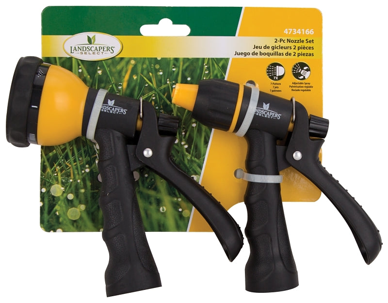 Landscapers Select GN192831+GN6383 Spray Nozzle Set, Female, Plastic, Black