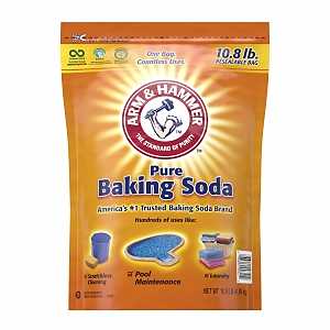 Arm & Hammer 01191 Baking Soda, 10.8 lb, Bag, Powder, Pack of 4