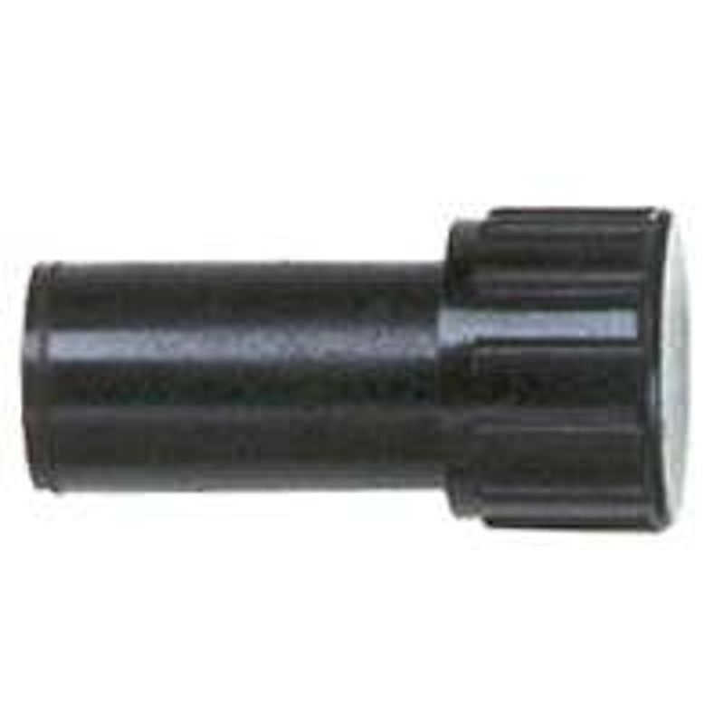 Raindrip R304CT Compression Hose End Plug, 5/8 in, ABS, Black