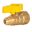 Eastman 3/8 in. Flare X 1/2 in. FIP Brass Gas Valve