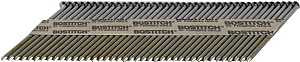 Bostitch PT-10D131FH25 Framing Nail, 3 in L, Steel, Clipped Head, Smooth Shank